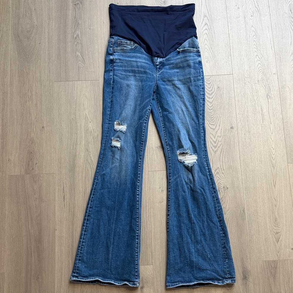 Pinkblush Dark Blue Flare Jeans